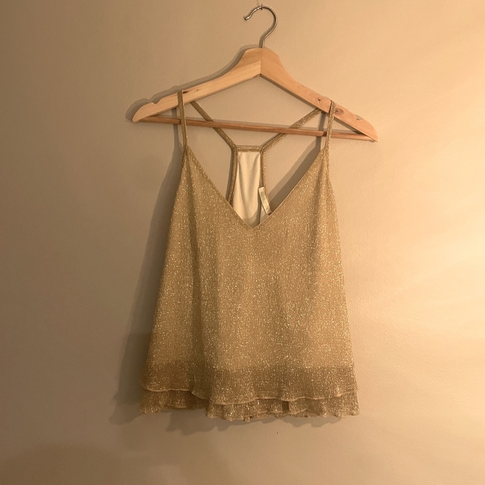Beautiful gold sparkly top